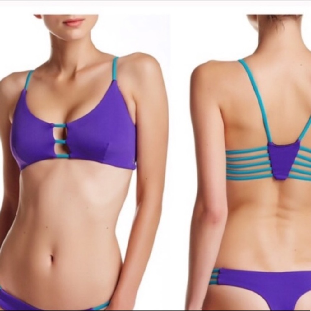 Sole East Reversible Rincón Bikini Top Sz M